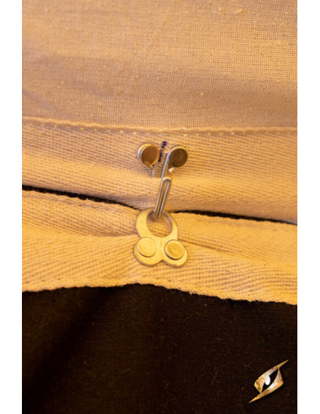 Medieval marquee tent, black-yellow 4...