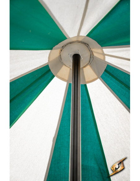 Medieval marquee tent, natural-green...