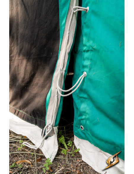 Medieval marquee tent, black-green 4...