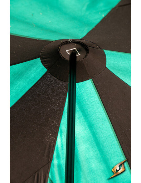 Medieval marquee tent, black-green 4...