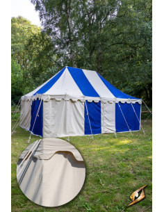 Medieval marquee tent, natural 4 x 6 meters. (Compact...