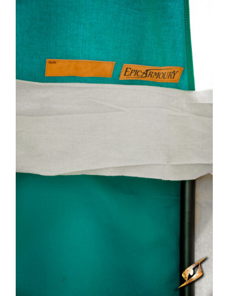 Medieval marquee tent, natural-green...