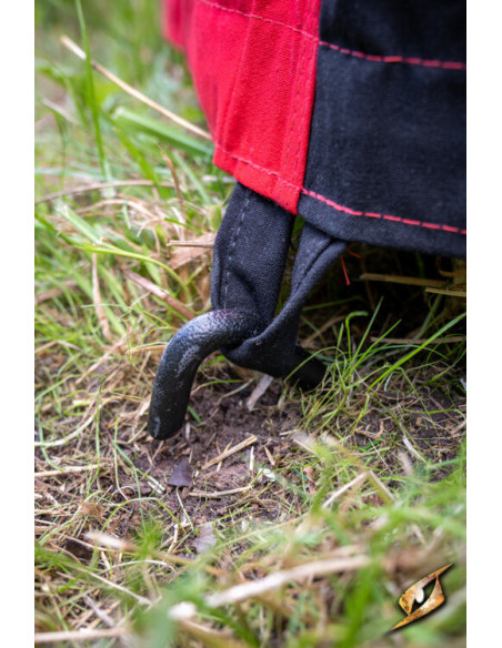 Pavilion medieval tent, black-red 3...