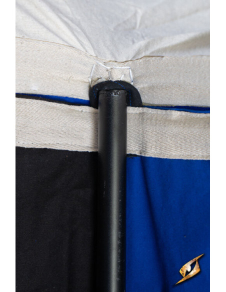 Medieval marquee tent, black-blue 5 x...