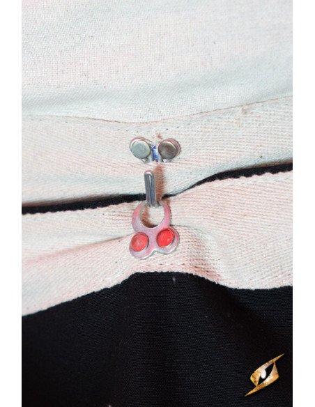 Medieval marquee tent, black-red 5 x...