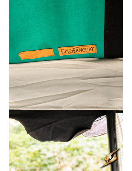 Medieval marquee tent, black-green 5...