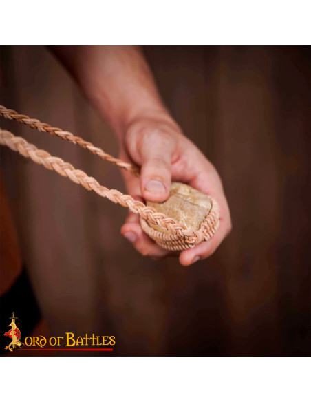 Balearic sling with braided laces