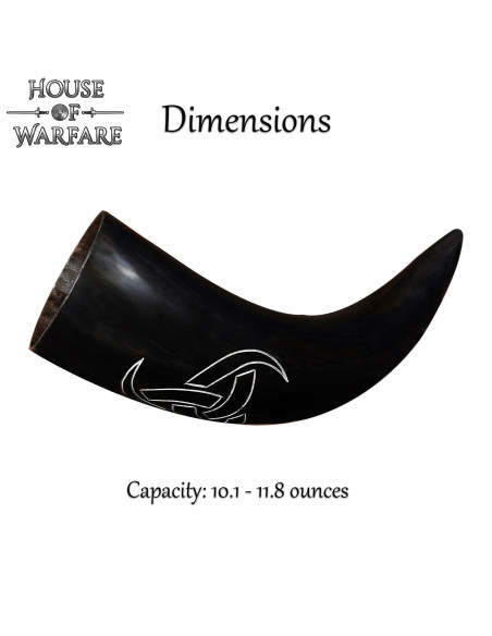 Odin's Triple Horn drinking horn