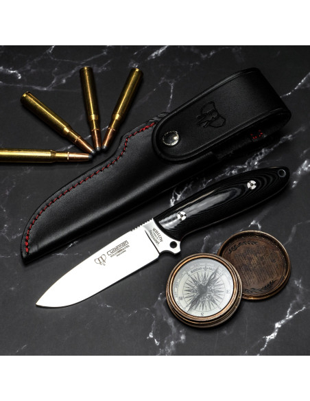 Cudeman Suther hunting knife, black...