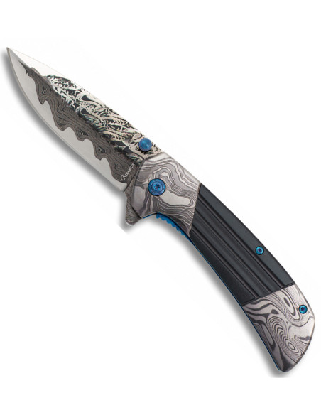 Albainox fantasy 3D damascus steel...