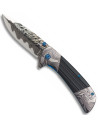 Albainox fantasy 3D damascus steel field knife (20 cm.)