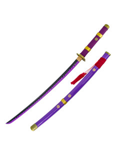 Functional Purple Enma Katana from Zoro of One Piece