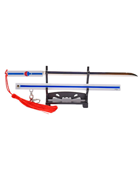 Sasuke Uchiha katana keychain, Naruto