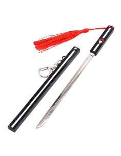 Sasuke Uchiha black katana keychain, Naruto