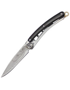 Third knife model N8, ebony handle (16.6 cm.)