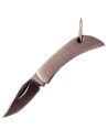 Third miniature knife model N89-1, steel handle (4.05 cm.)