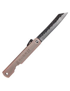 Third Higonokami N17-3 pocket knife, copper handle (16.5...