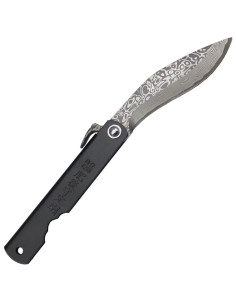 Third Higonokami N17-10 pocket knife, Damascus steel...