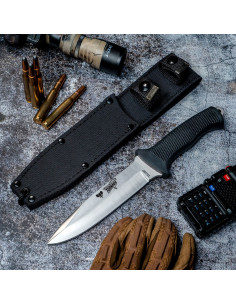 Tornado tactical knife rubber handle