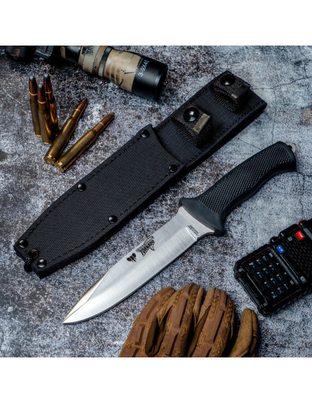Tornado tactical knife rubber handle