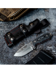 Cudeman MIni Green Beret tactical knife, Micarta handle