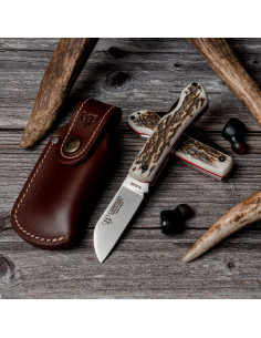 Deer antler sailor knife