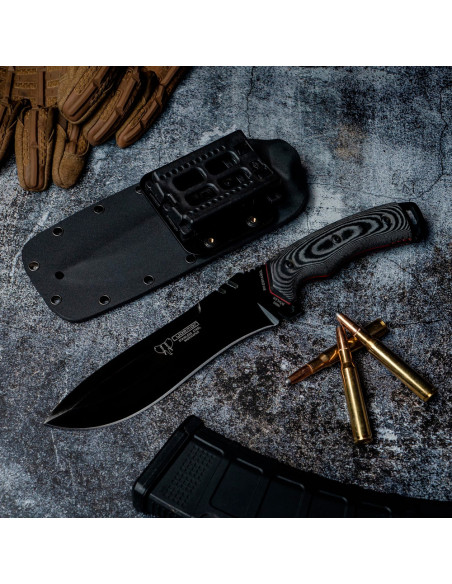 Green Beret knife, blade 19 cms. kydex