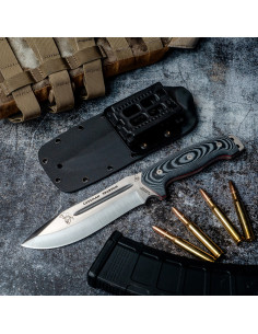 Spartan survival knife black Kydex