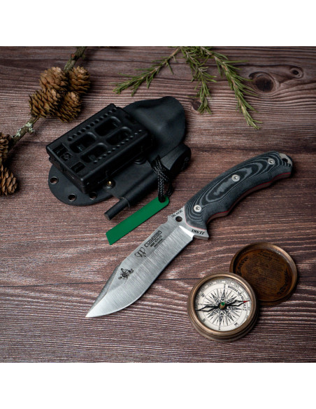 Cudeman knife black micarta Kydex