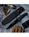 Tactical knife model Tornado black blade