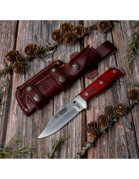 Cocobolo handle tactical knife, blade...
