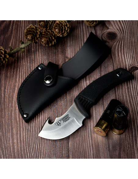 Rubber handle tactical knife (18 cm.)