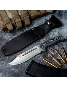 Survival knife Spartan black micarta