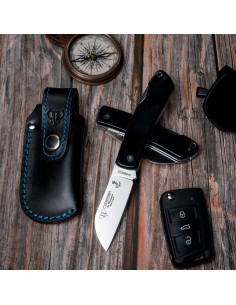 Sailor pocket knife in micarta with sheath