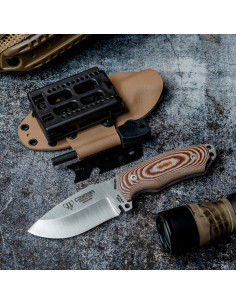 Survival knife mini green beret Kydex