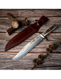 Cudeman stag antler hunting knife