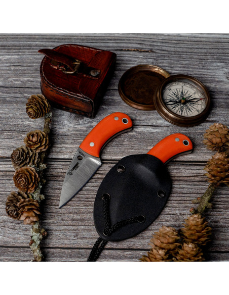 Cudeman orange handle Yoda knives,...