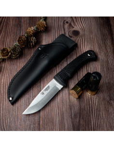 Cudeman hunting knife rubber handle