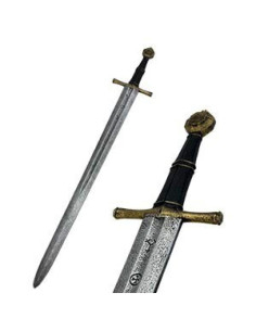 Medieval long sword for children, decorated (90 cm.)