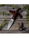 Cudeman penknife red stamina handle, 420 steel