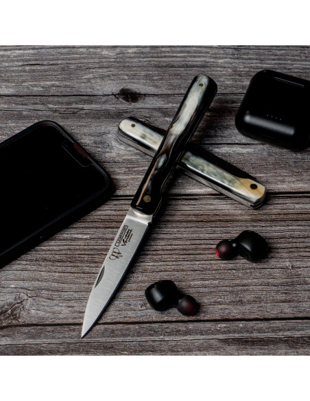 Vendetta penknife bull horn, blade 9...