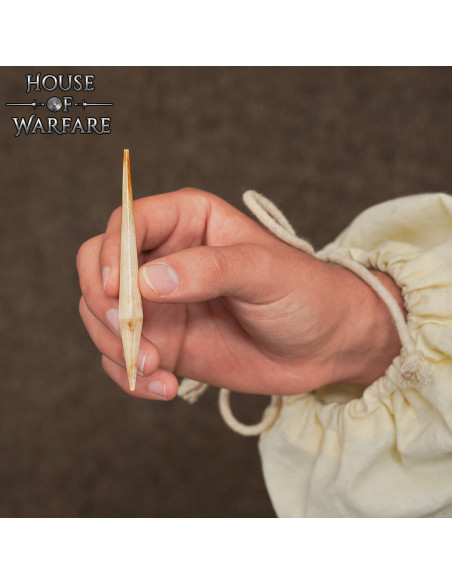 Handmade bone punch for belt