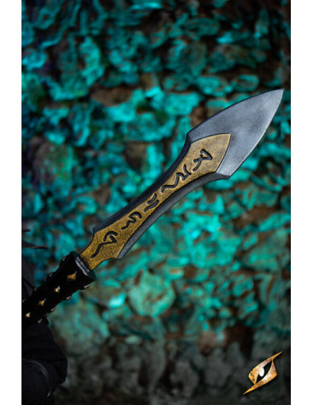 Long latex rune spear for LARP (250 cm.)