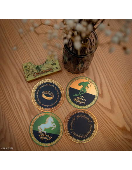 Set of 4 coasters - The Lord of the...