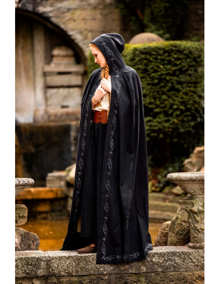 Medieval Erna cotton cape with...