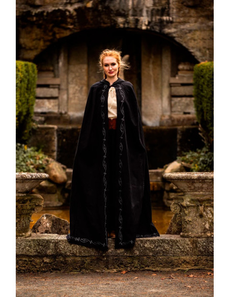 Medieval Erna cotton cape with...