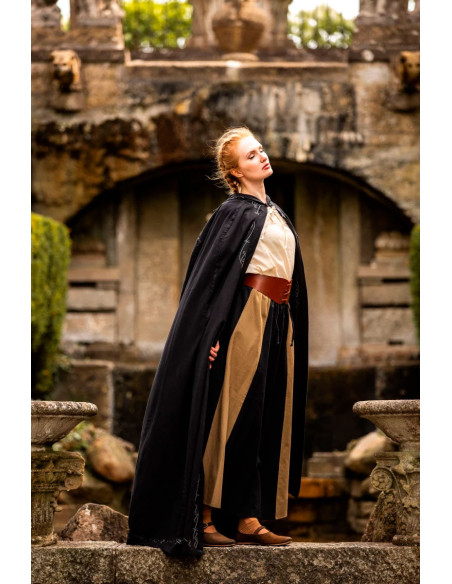 Medieval Erna cotton cape with...