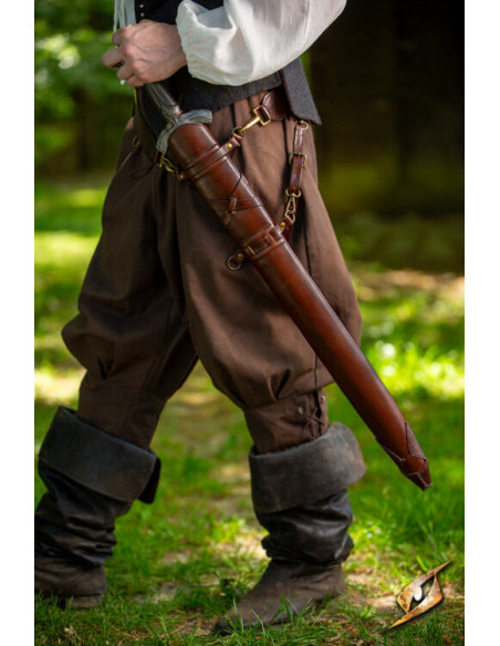 Sword sheath for brown belts (75 cm.)
