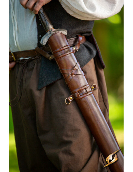 Sword sheath for brown belts (75 cm.)