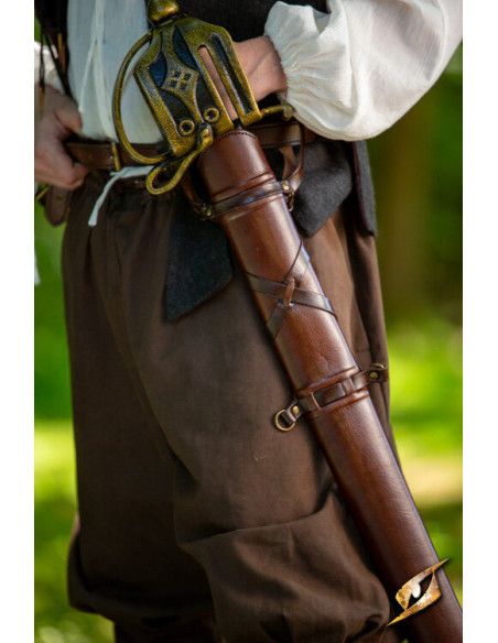 Sword sheath for brown belts (94 cm.)